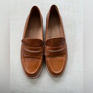 Madewell Elinor Loafer Shoes Brown Size 5.5